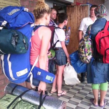 Activists hoping to attend a gathering on feminism, instead harassed and brought to the Dzhubga police station in Krasnodar region, Russia. 