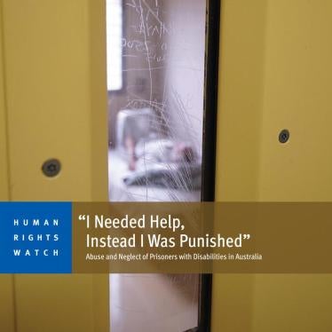 Cover of the Australia report in English