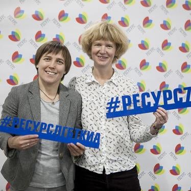 Yulia Malygina and Anna Golubeva, directors of Resource LGBTQIA Moscow.