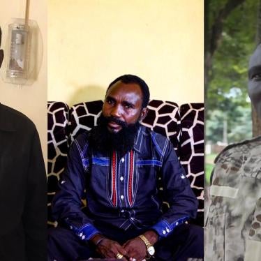 From left to right: Sidiki Abass, Mahamat Al Khatim, and Ali Darassa.