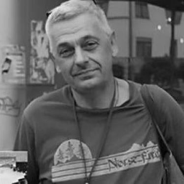 Cherkasy-based journalist Vadym Komarov.