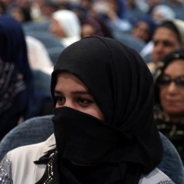 Delegates attend the fourth day of the Afghan Loya Jirga meeting in Kabul, Afghanistan, May 2, 2019.