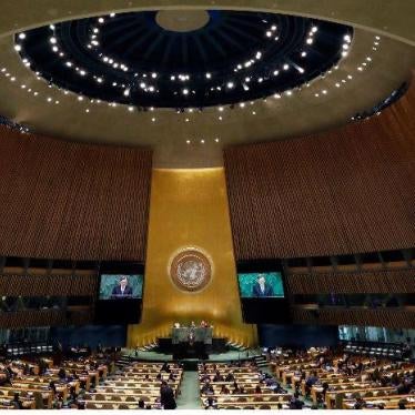 Le siège des Nations Unies à New York, photographié lors d'une session de l'Assemblée générale tenue le 1er octobre 2018.