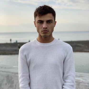 Maksim Pankratov, 21 y/o, interviewed by children on “Real Talk” © personal archive / Maksim Pankratov