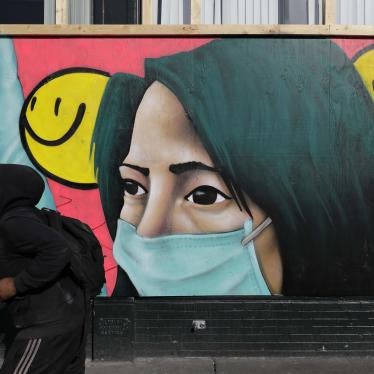 Covid mural in Seattle, Washington