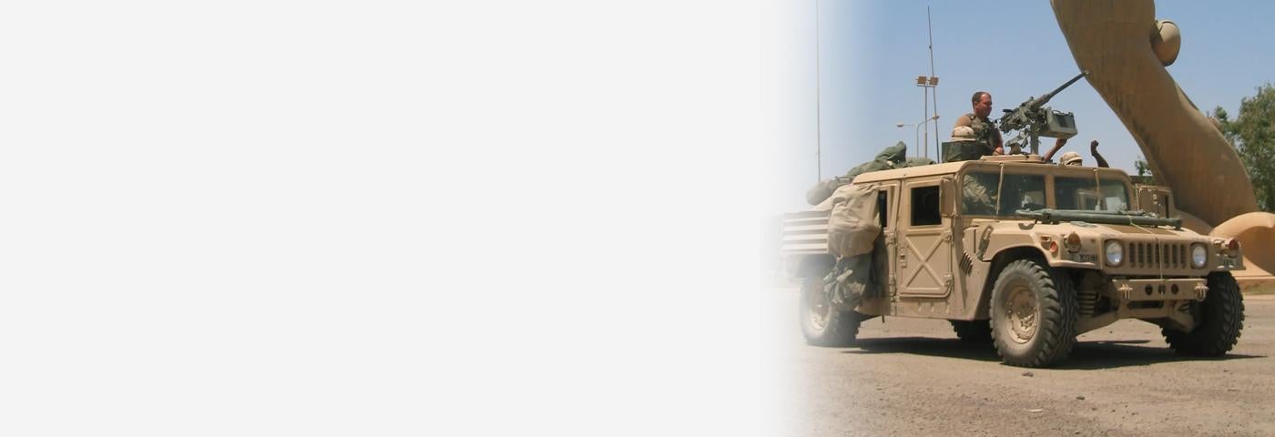 US forces in Baghdad, Iraq, May 2003.